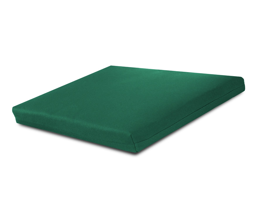 POLYWOOD Seat Cushion 21.5"D x 21"W x 2.5"H in Forest Green