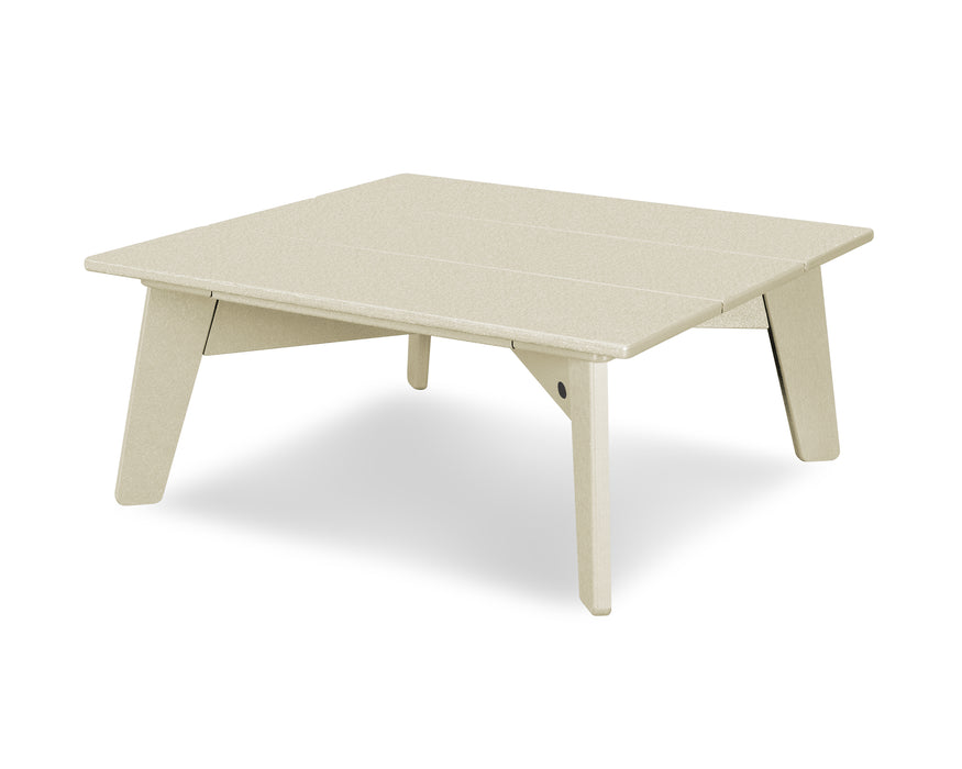 POLYWOOD Riviera Modern Conversation Table in Sand image