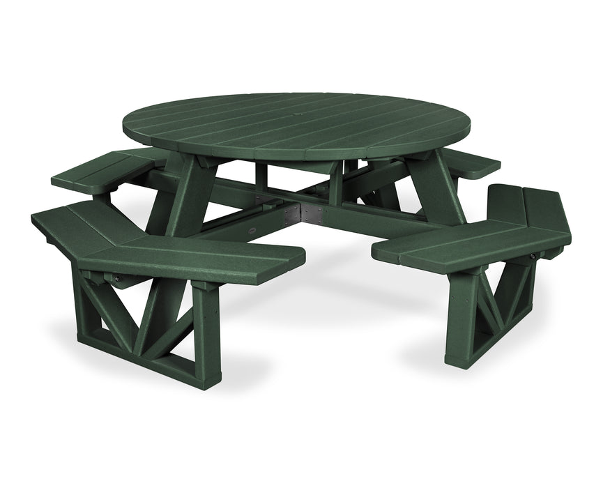 POLYWOOD Park 53" Octagon Table in Green image