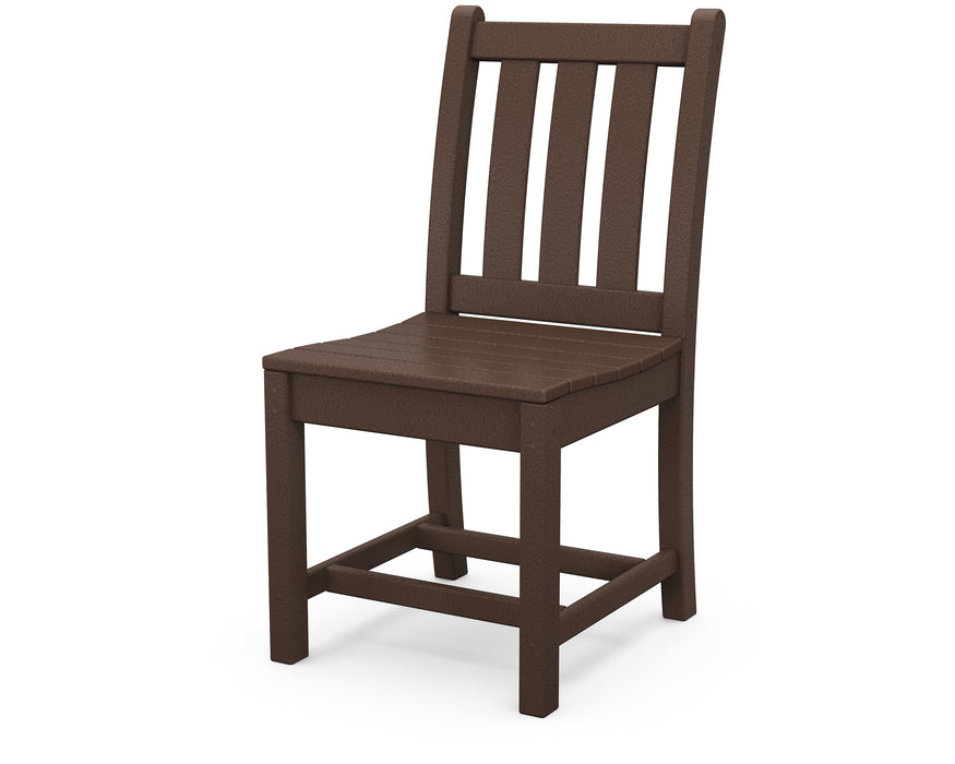 POLYWOOD Traditional Garden Dining Side Chair in Mahogany image