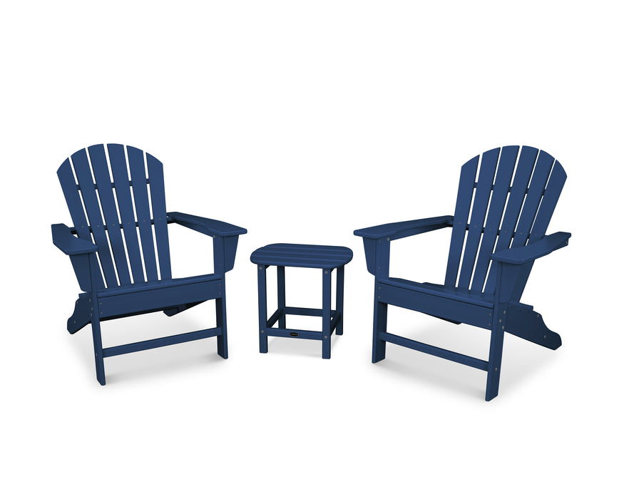 POLYWOOD South Beach Adirondack 3-Piece Set in Navy image