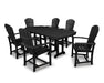 POLYWOOD Palm Coast 7-Piece Dining Set in Black image