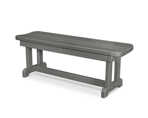 POLYWOOD Park 48" Backless Bench in Slate Grey image
