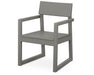 POLYWOOD EDGE Dining Arm Chair in Slate Grey image