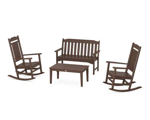 Country Living Country Living Legacy Rocking Chair 4-Piece Porch Set�� in Mahogany image