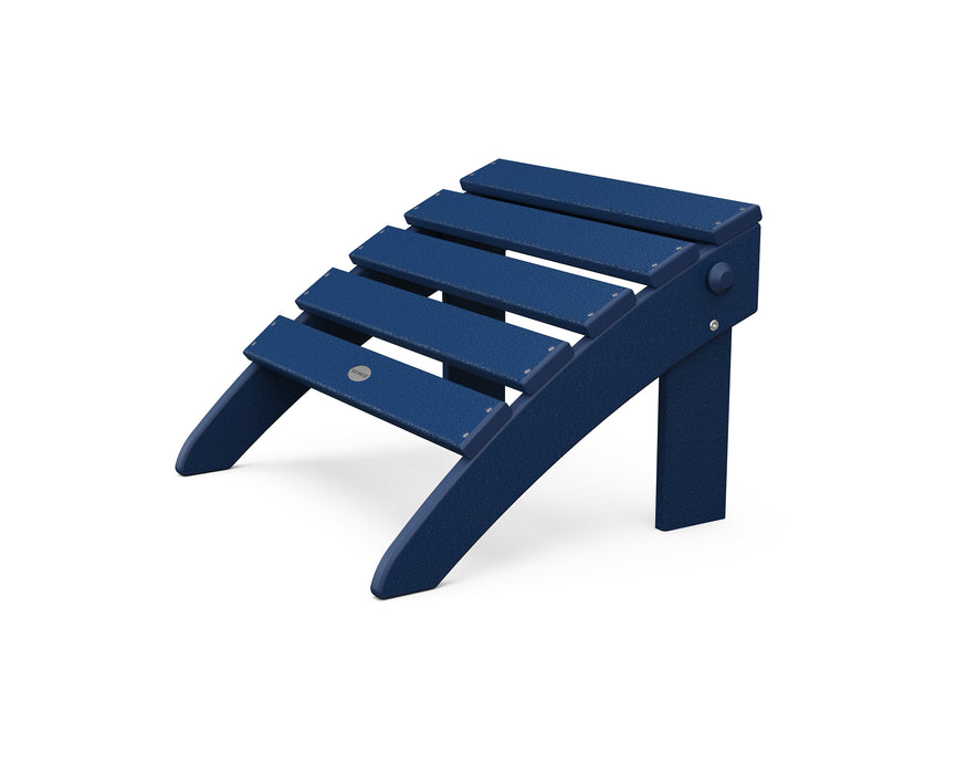 POLYWOOD Classic Adirondack Folding Ottoman in Navy image