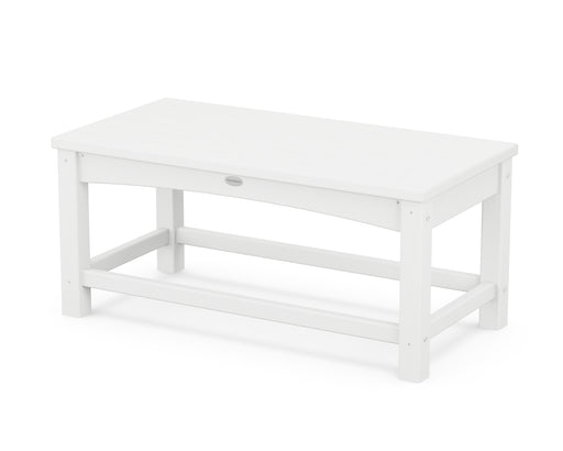 POLYWOOD Club Coffee Table in White image