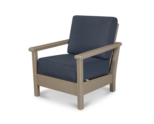 POLYWOOD Harbour Deep Seating Chair in Vintage Sahara / Sancy Denim image