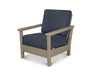 POLYWOOD Harbour Deep Seating Chair in Vintage Sahara / Sancy Denim image
