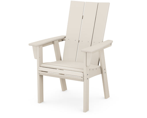 POLYWOOD Modern Curveback Adirondack Dining Chair in Sand image