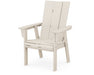 POLYWOOD Modern Curveback Adirondack Dining Chair in Sand image