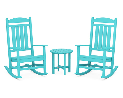 POLYWOOD Presidential 3-Piece Rocker Set in Aruba image