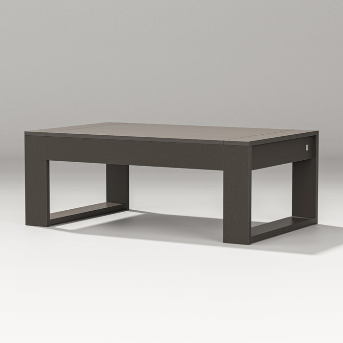 PW Designer Series Latitude Rectangle Coffee Table in Vintage Coffee