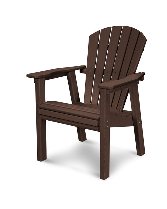 POLYWOOD Seashell Upright Adirondack Chair in Mahogany image