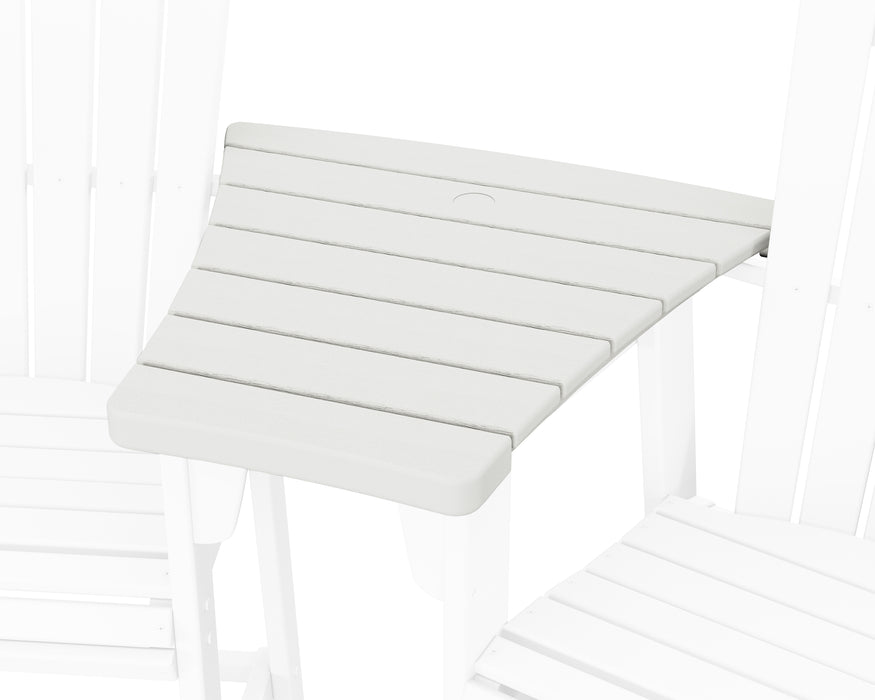 POLYWOOD 600 Series Angled Adirondack Dining Connecting Table in Vintage White image