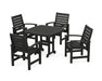 POLYWOOD Signature 5-Piece Dining Set in Black image