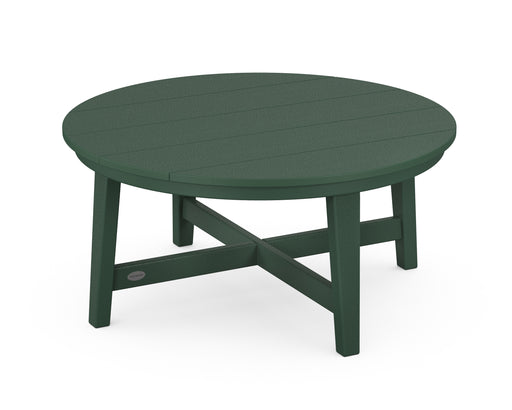 POLYWOOD Newport 36" Round Coffee Table in Green image