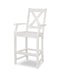 POLYWOOD Braxton Bar Arm Chair in Vintage White image