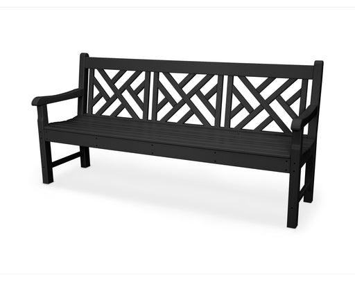 POLYWOOD Rockford 72" Chippendale Bench in Black image