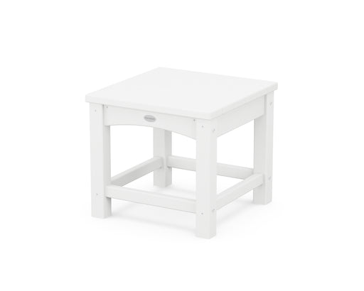 POLYWOOD Club 18" End Table in White image