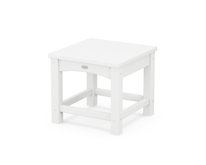 POLYWOOD Club 18" End Table in White image