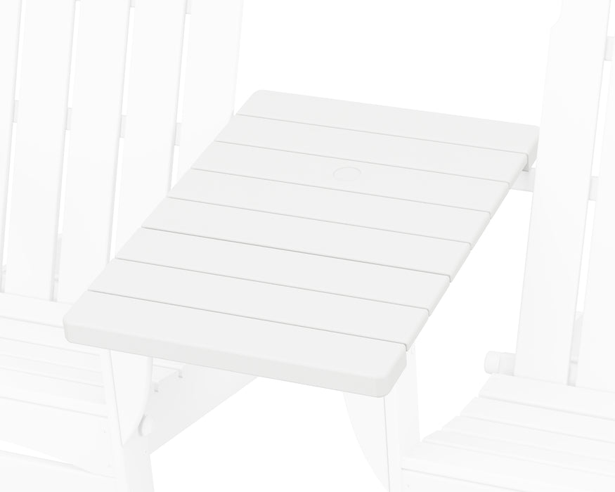 POLYWOOD Classic Series Straight Adirondack Connecting Table in White image