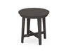 POLYWOOD Newport 19" Round End Table in Vintage Coffee image