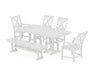 POLYWOOD Braxton 6-Piece Farmhouse Dining Set in Vintage White image