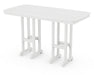 POLYWOOD Nautical 37" x 72" Bar Table in White image