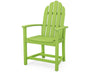 POLYWOOD Classic Upright Adirondack Chair in Lime image