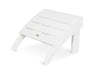 POLYWOOD Seashell Ottoman in White image