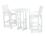 POLYWOOD Signature 3-Piece Bar Set in White image