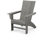 POLYWOOD Modern Curveback Adirondack Chair in Slate Grey image
