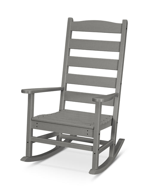 POLYWOOD Shaker Porch Rocking Chair in Slate Grey image