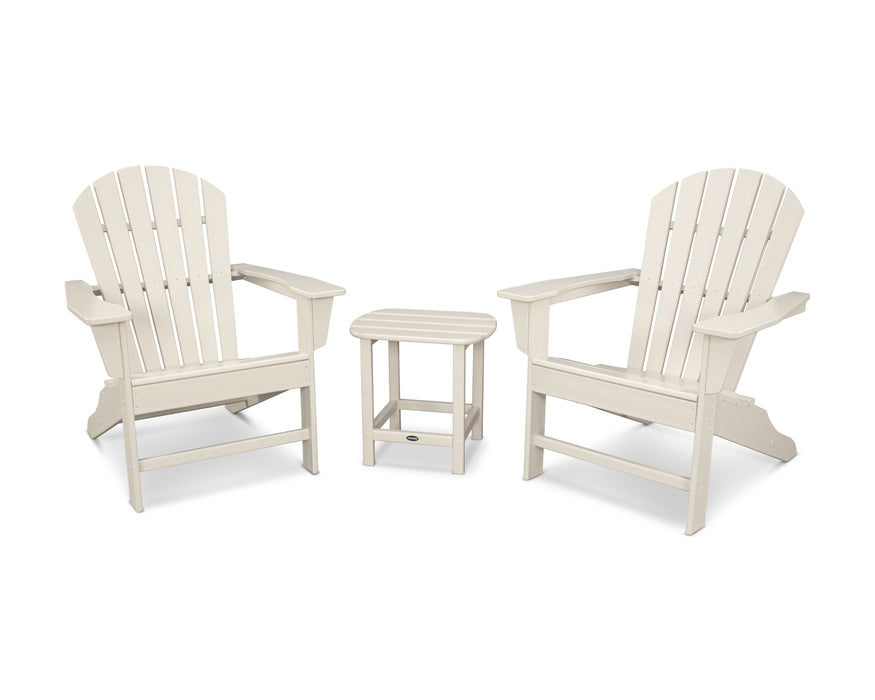 POLYWOOD South Beach Adirondack 3-Piece Set in Sand