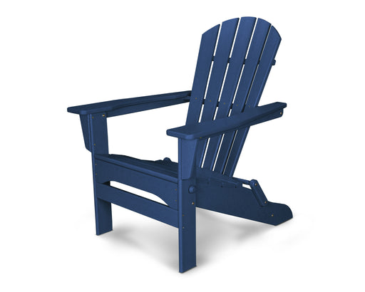 POLYWOOD Palm Coast Folding Adirondack in Navy image