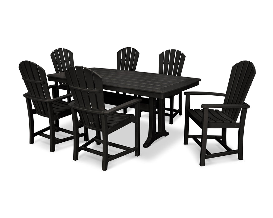 POLYWOOD 7 Piece  Palm Coast Dining Set in Black image