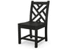 POLYWOOD Chippendale Dining Side Chair in Black image