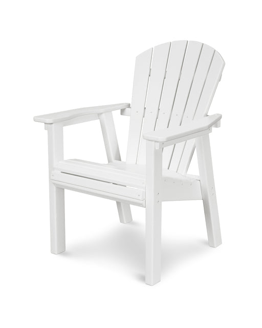 POLYWOOD Seashell Dining Chair in White image