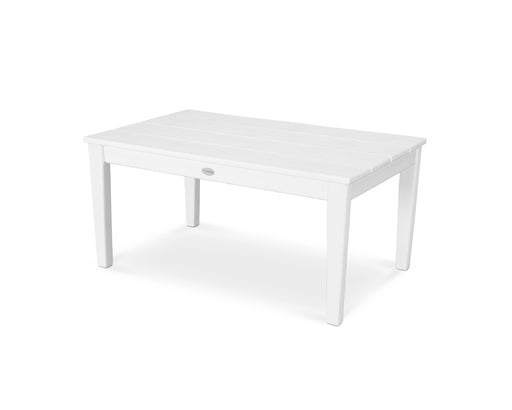 POLYWOOD Newport 22" x 36" Coffee Table in Vintage White image