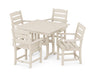 POLYWOOD Lakeside 5-Piece Farmhouse Dining Set in Sand image