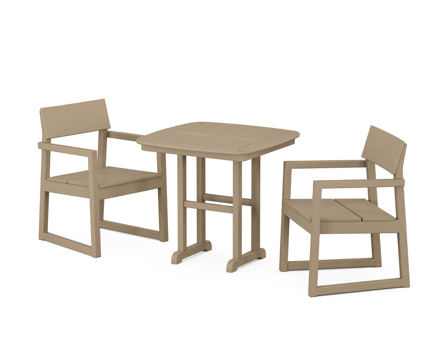 POLYWOOD EDGE 3-Piece Dining Set in Vintage Sahara image