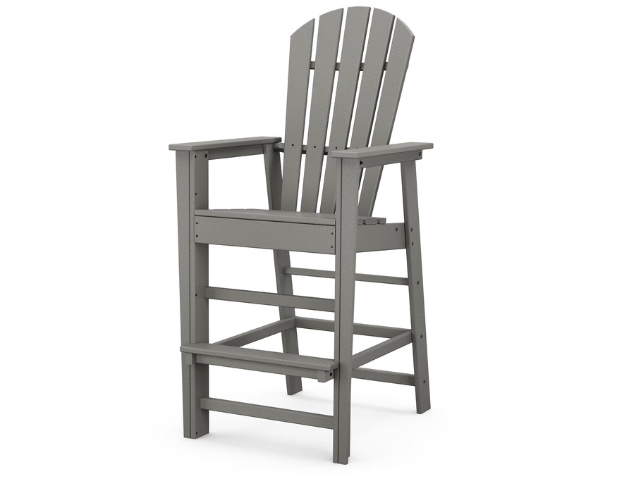 POLYWOOD South Beach Bar Chair in Slate Grey image