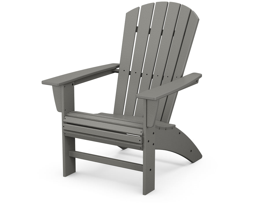 POLYWOOD Nautical Curveback Adirondack Chair in Slate Grey image