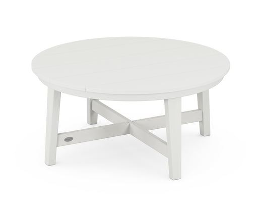 POLYWOOD Newport 36" Round Coffee Table in Vintage White image