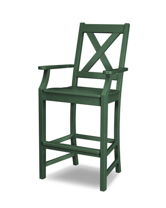 POLYWOOD Braxton Bar Arm Chair in Green image