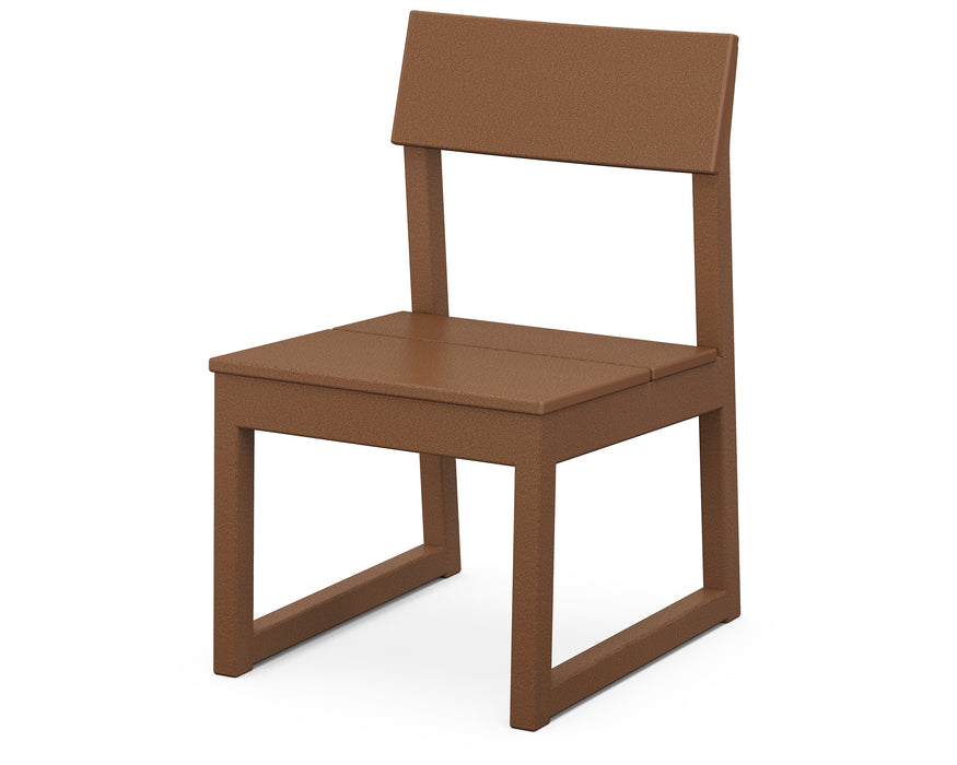 POLYWOOD EDGE Dining Side Chair in Teak image