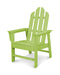 POLYWOOD Long Island Upright Adirondack Chair in Lime image