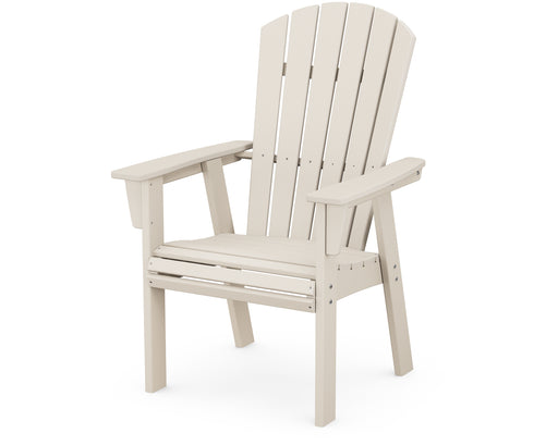 POLYWOOD Nautical Curveback Upright Adirondack Chair in Sand image