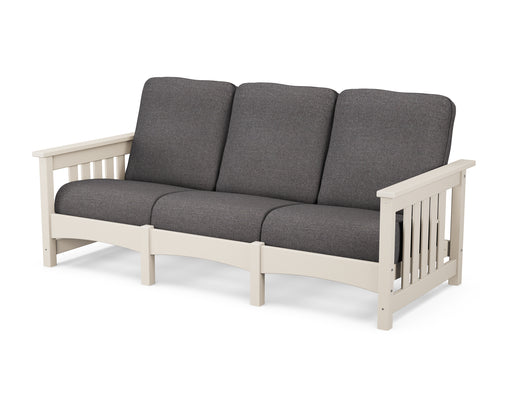 POLYWOOD Mission Sofa in Sand / Ash Charcoal image